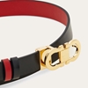 Picture of Ferragamo Women's 25mm Gancini Reversible Belt - Black/Red