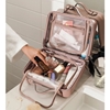 Picture of Calpak Large Clear Cosmetics Case - Mauve