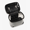 Picture of Calpak Clear Train Case with Top Compartment - Black