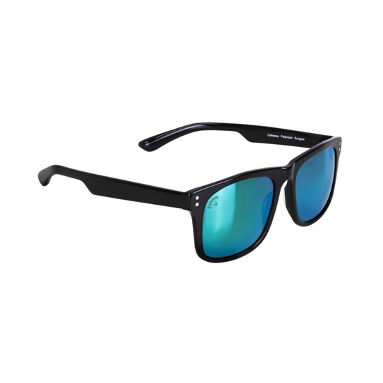 Picture of Callaway Men's Atlas Golf Sunglasses - Black with Blue Lens