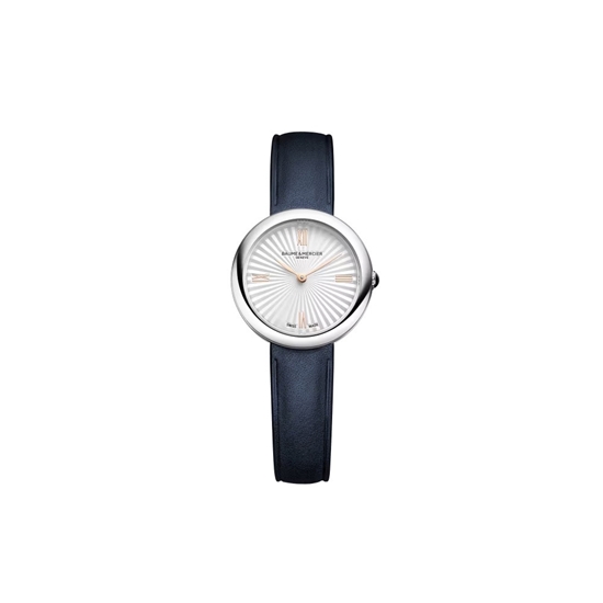 Picture of Baume & Mercier Joia De 28MM Silver Dial Watch Leather Strap