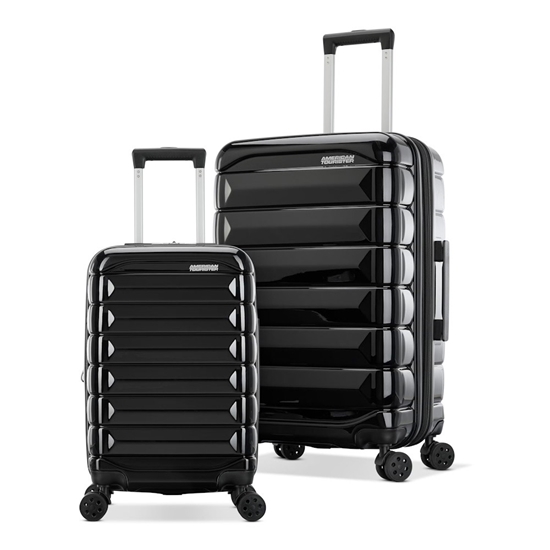 Picture of American Tourister Kontour 2PC Luggage (CO/Med) - Matte Black
