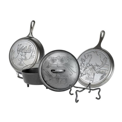 Picture of Lodge® Wildlife Series™ 5-Piece Cast Iron Set