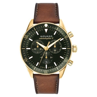 Picture of Movado® Men's Heritage Calendoplan S Chronograph Watch