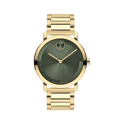 Picture of Movado® Men's BOLD Evolution 2.0 Gold Tone and Green Dial Watch
