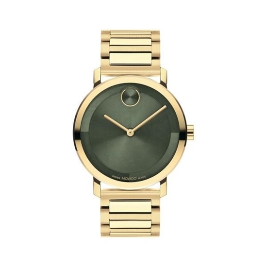 Picture of Movado® Men's BOLD Evolution 2.0 Gold Tone and Green Dial Watch