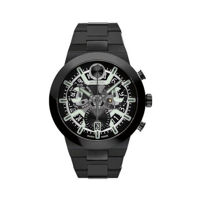 Picture of Movado® Men's BOLD Fusion Black Ceramic Skeleton Chronograph Dial Watch