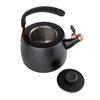 Picture of Viking 2.6-Qt. Stainless Steel Modern Tea Kettle- Blk/Rose Gld