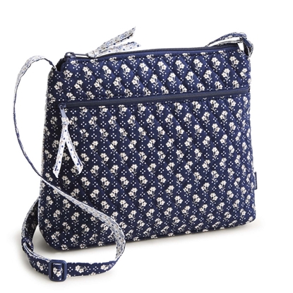 Picture of Vera Bradley Original Zip Hipster - Rachel Ditsy Peacoat