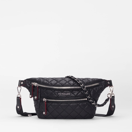 Picture of MZ Wallace Small Crosby Crossbody Sling - Black