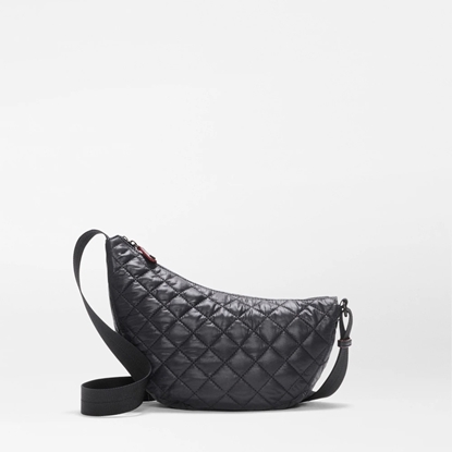 Picture of MZ Wallace Small Metro Smile Bag - Black