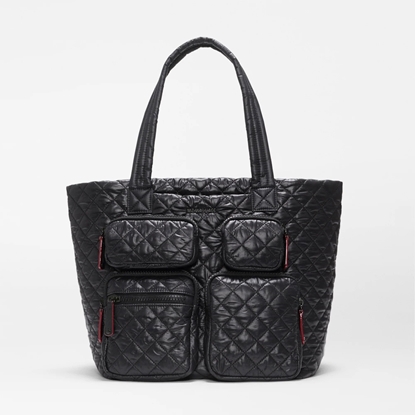 Picture of MZ Wallace Medium Metro Travel Tote - Black