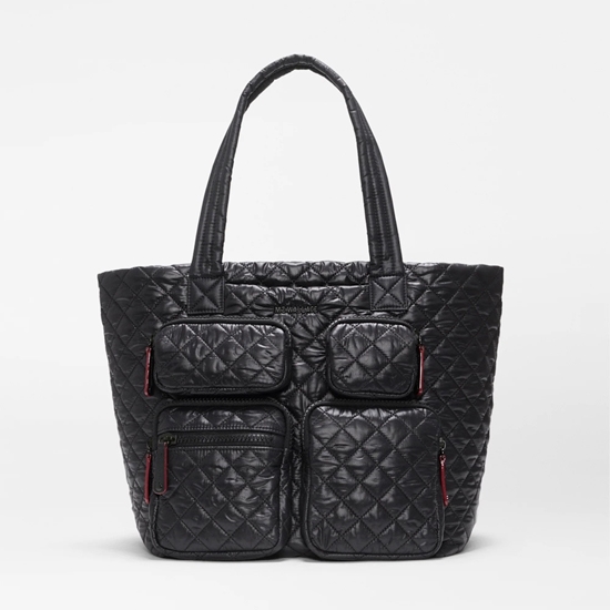 Picture of MZ Wallace Medium Metro Travel Tote - Black