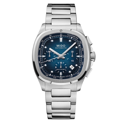 Picture of MIDO Multifort TV Chronograph Watch with Blue Dial