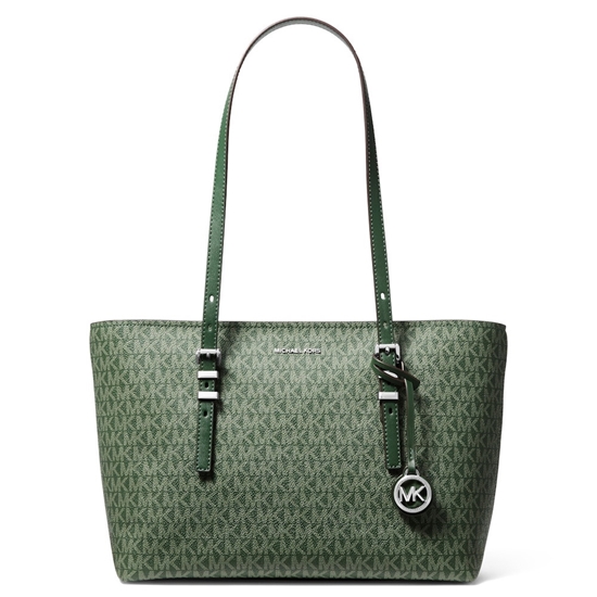 Picture of Michael Kors Quinn Medium E/W Top Zip Tote - Moss