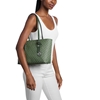 Picture of Michael Kors Quinn Medium E/W Top Zip Tote - Moss