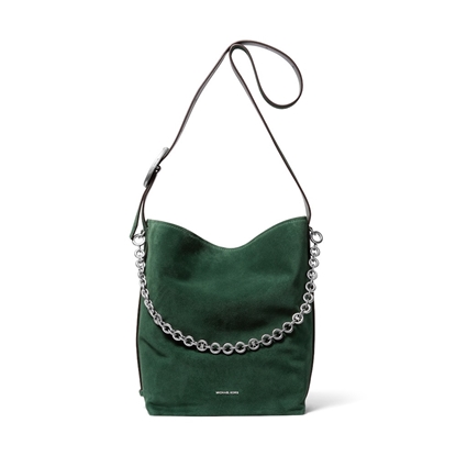 Picture of Michael Kors Nolita Large Bucket Shoulder with Chain - Moss