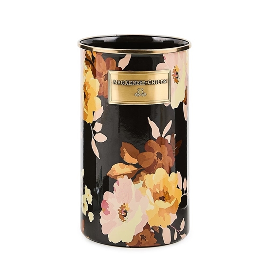 Picture of MacKenzie-Childs Wild Rose Brown Utensil Holder