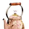 Picture of MacKenzie-Childs Wild Rose Mauve 2-Quart Tea Kettle