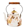 Picture of MacKenzie-Childs Wild Rose White 2-Quart Tea Kettle