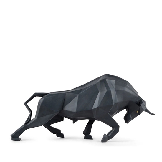 Picture of Lladro Bull - Matte Black