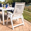 Picture of Kettler Roma Polymer Resin Multi Position Chair - White