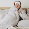 Picture of Kashwere Cloud Throw Blanket - Soapstone