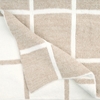 Picture of Kashwere Window Pane Throw Blanket - Creme/Wheat/Linen