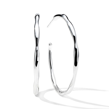 Picture of Ippolita 925 Classico Thin Squiggle #3 Hoop Earrings