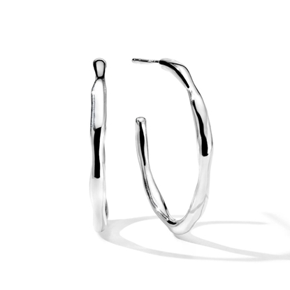 Picture of Ippolita 925 Classico Thin Squiggle #2 Hoop Earrings