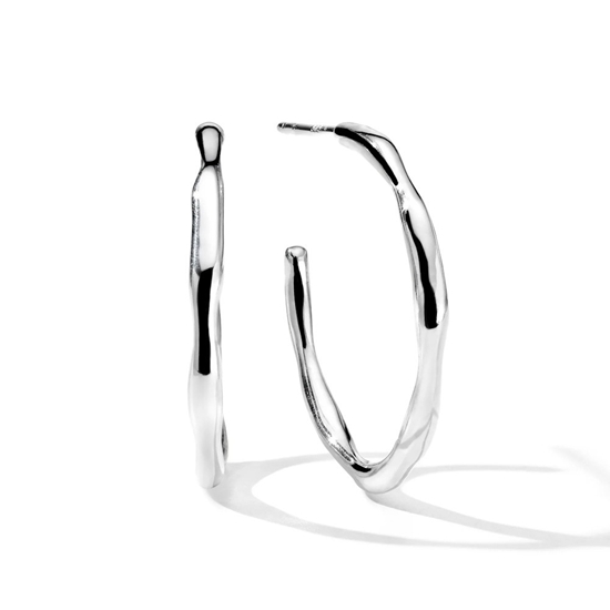 Picture of Ippolita 925 Classico Thin Squiggle #2 Hoop Earrings