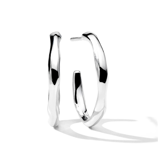 Picture of Ippolita 925 Classico Thin Squiggle #1 Hoop Earrings