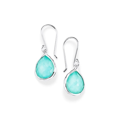 Picture of Ippolita 925 Rock Candy Teeny Teardrop Earrings in Turquoise