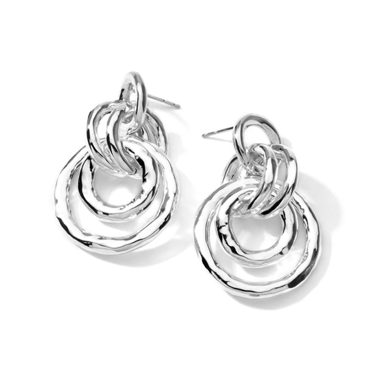 Picture of Ippolita 925 E.F. Classico Medium Jet Set Post Earrings
