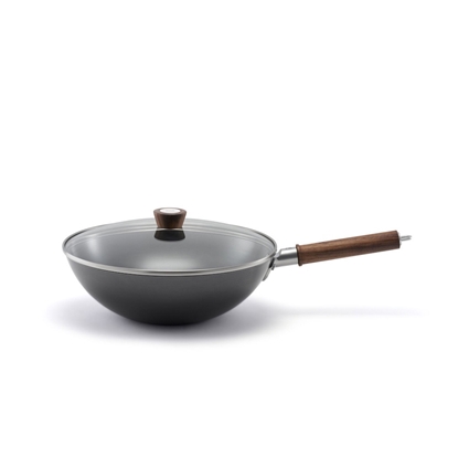 Picture of Zwilling Dragon 12'' Carbon Steel Wok with Lid