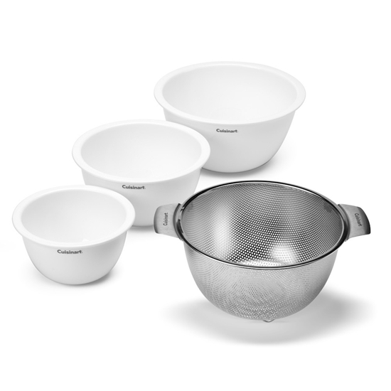 Picture of Cuisinart 4-Piece Nesting Mixing Bowl & Colander Set