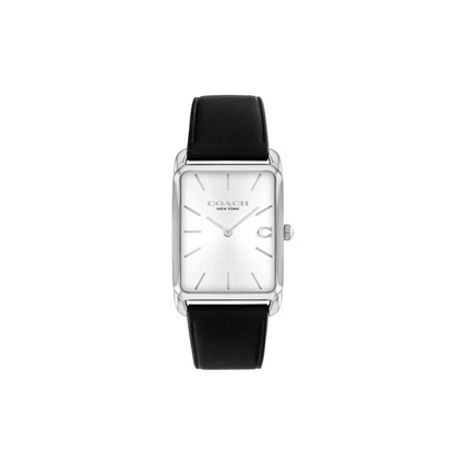 Picture of Coach Elliot Unisex Watch with Black Leather Strap