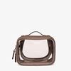 Picture of Calpak Small Clear Cosmetics Case - Mocha