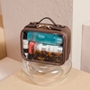 Picture of Calpak Small Clear Cosmetics Case - Mocha