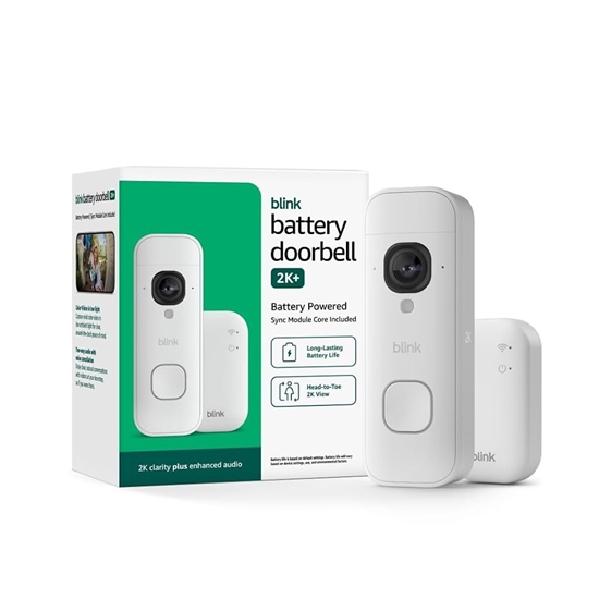 Picture of Amazon Blink Battery Doorbell 2K+ Wireless - White