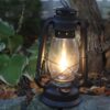 Black Electric Hurricane Lantern