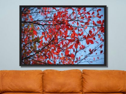 Fall Wall Art Poster, Autumn Leaves Print, Nature Wall Art, Country Farmhouse Decor, New England Fall Landscape - Image 2
