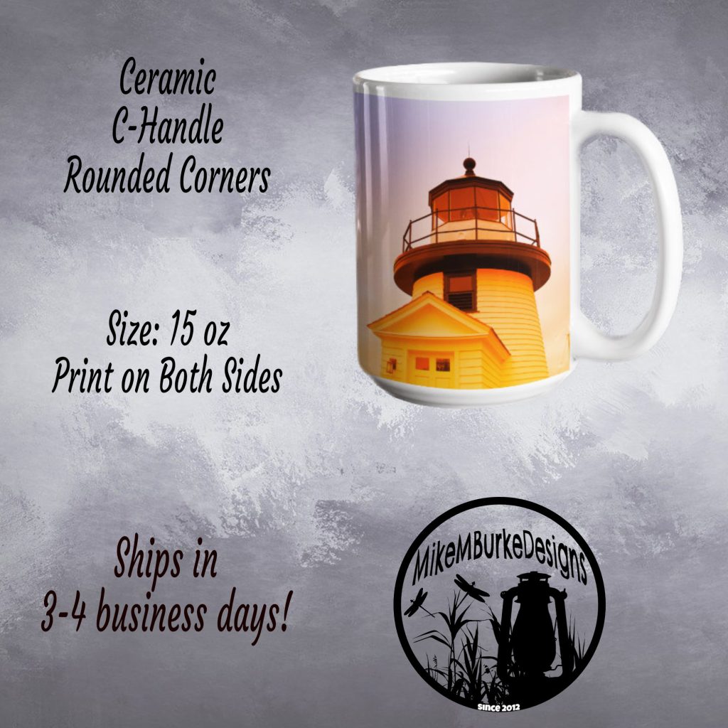 Lighthouse Mug Mom Gift, 11 oz Ceramic, Ocean Beach Mug, Nautical Décor - Image 5