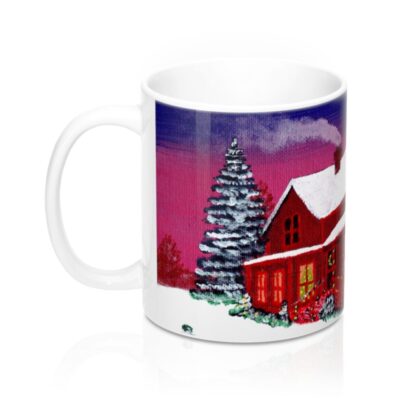 Warm House CHRISTMAS MUG | 11oz Ceramic Merry Christmas Coffee Cup Holiday Décor - Image 5