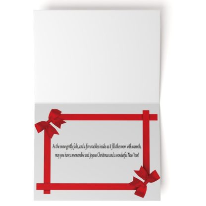Winter Sunset CHRISTMAS CARD | 4.24" x 5.5" Holiday Card 8 Pcs 16 Pcs 24 Pcs With Envelopes Included - Image 7