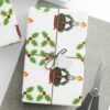Rustic Holly Christmas Wrapping Paper Roll, Gift For Him, Gift Wrap, Decorative Paper - Image 3