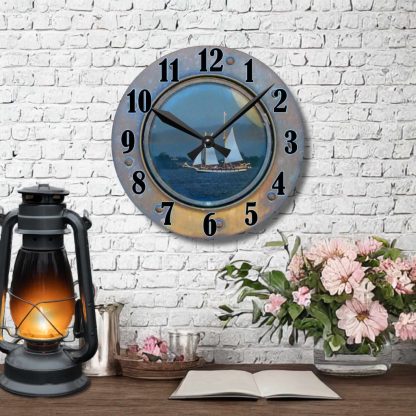 Nautical Porthole Clock