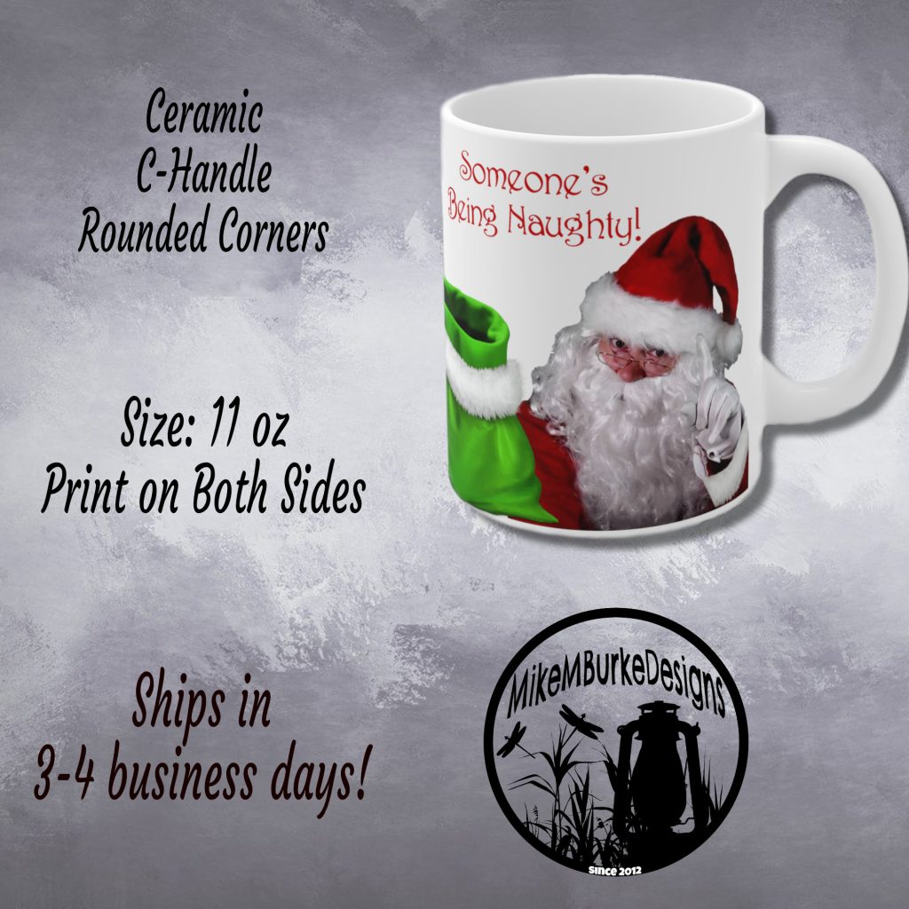 Custom Name Mug, Santa Claus Hot Cocoa Cup, Funny Someone's Naughty Christmas Coffee Mug, Gift For Her, Personalized Christmas Kid's Gift - Image 5