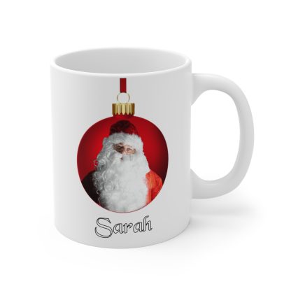 Christmas Santa Claus Personalized Mug, Gift For Child, Hot Cocoa Christmas Mug Kid's Gift, Custom Name Mug Holiday Personalization - Image 7