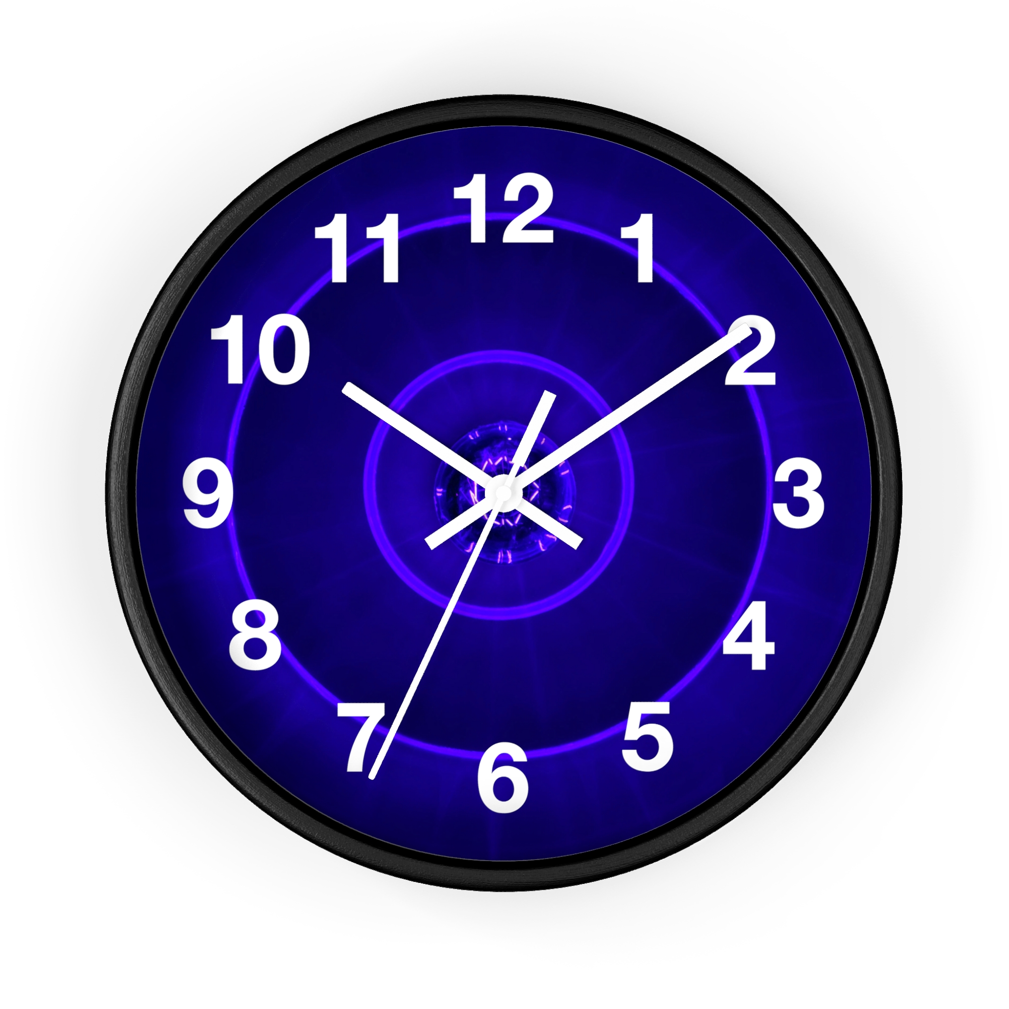 Blue Clock Home Decor, Battery Operated, Modern Gothic Clock Unique Wall Decoration, Gift For Wife - Image 7
